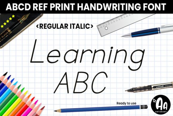 Abcd Ref Regular Italic: A Display Font That Feels Like Teaching, Not Typing