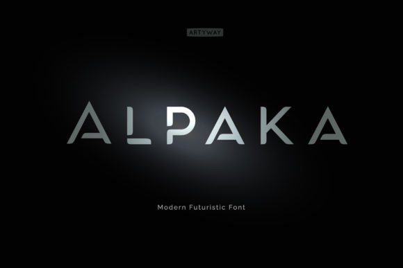 Alpaka: A Futuristic Display Font That Elevates Digital Branding