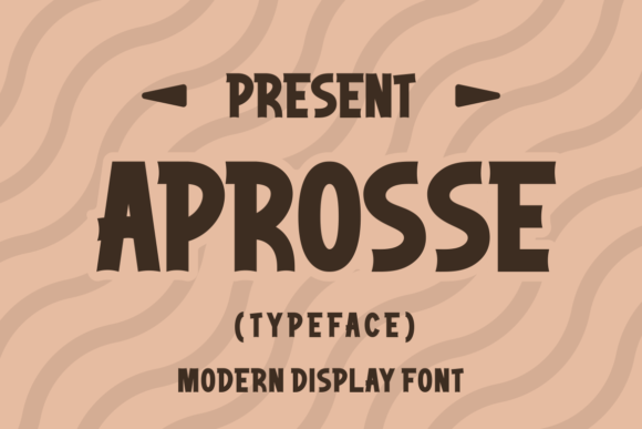 Aprosse: A Modern Display Font That Elevates Real Small Business Branding