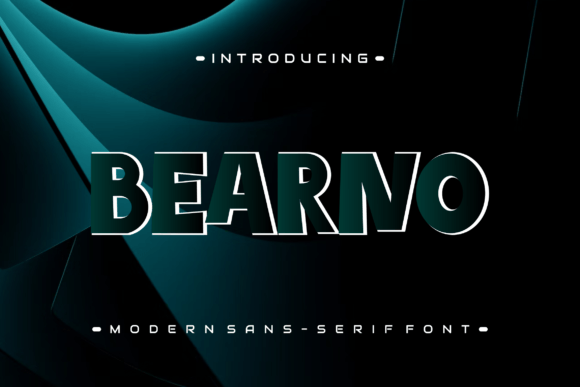 Bearno: A Bold Display Font for Modern Web Design