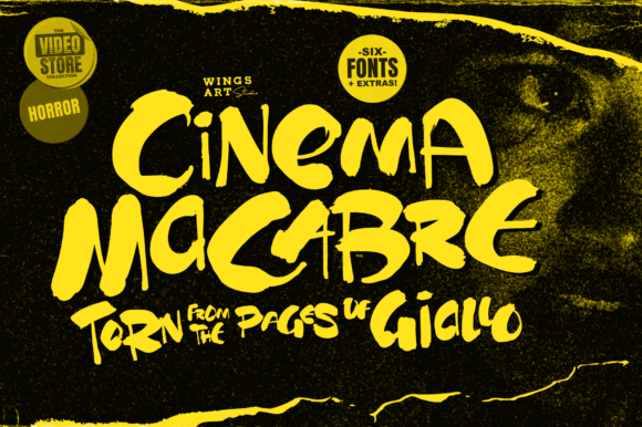 Cinema Macabre: A Display Font That Commands Attention