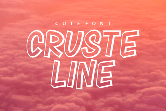 Cruste Line: A Friendly Display Font That Makes Your Brand Feel Inviting