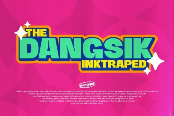 Dangsik: A Bold, Modern Display Font for Small Business Branding