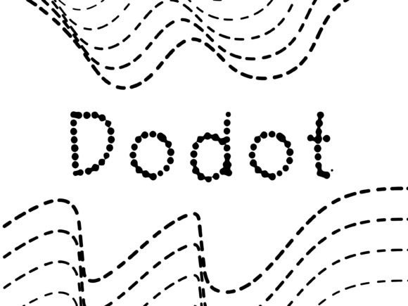 Dodot: A Playful Display Font for Digital Branding