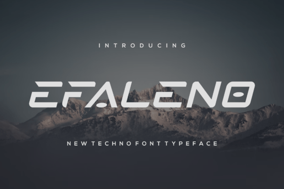 Efaleno: A Bold, Authentic Display Font for Makers