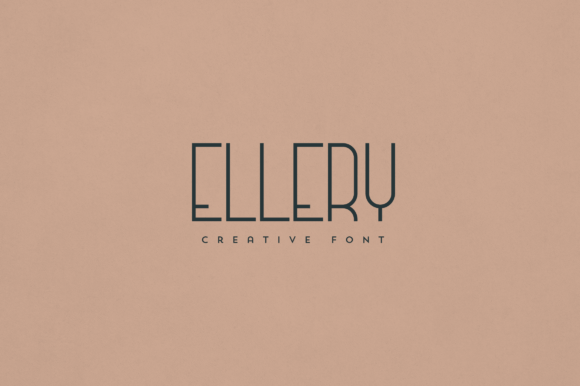 Ellery Display Font for Handmade Creators