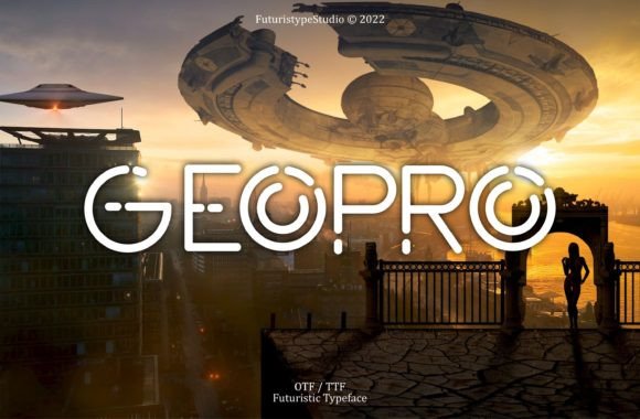 Geopro: A Futuristic Display Font for Modern Web Projects