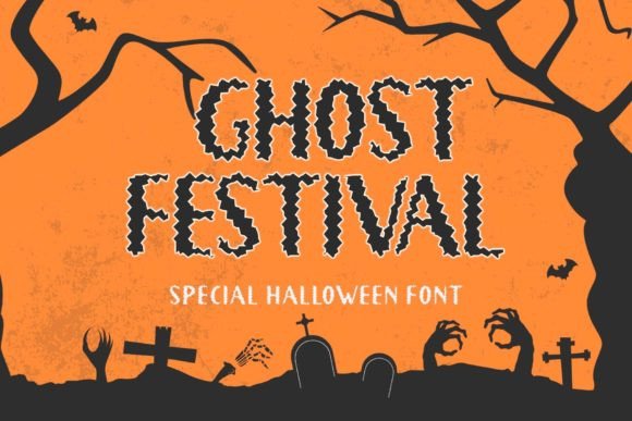 Ghost Festival: A Spooky Display Font That Delivers Personality