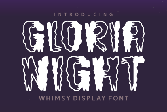 Gloria Night Font: Spooky Charm for Your Brand