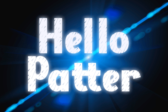 Hello Patter: A Display Font That Speaks With Warmth