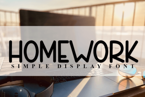 Homework Font: A Modern Handwritten Display Typeface for Scroll-Stopping Content