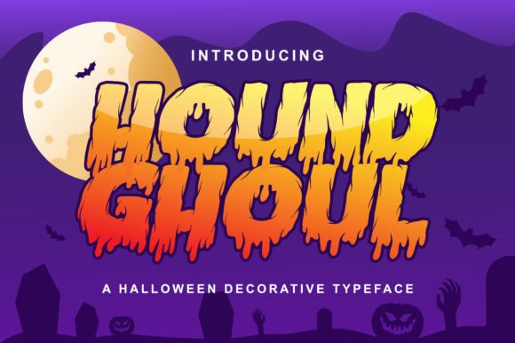 Hound Ghoul: A Bold Display Font for October Campaigns & Brand Moments