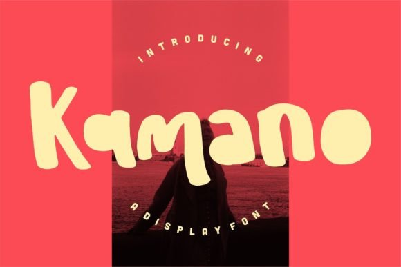 Kamano: A Joyful Display Font That Feels Like Playtime
