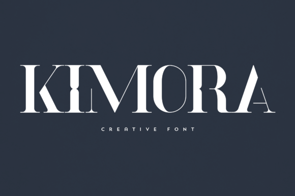 Kimora: A Display Font That Anchors Editorial Mood