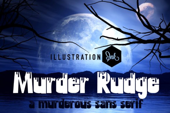 Murder Rudge: A Bold Display Font for Standout Digital Headlines