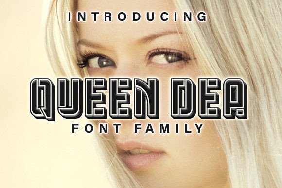 Queen Dea: A Bold Display Font That Commands Attention Online