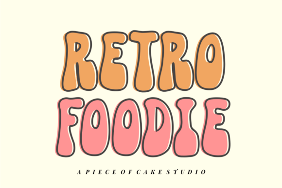 Retro Foodie: A Playful Display Font with Warm Editorial Charm