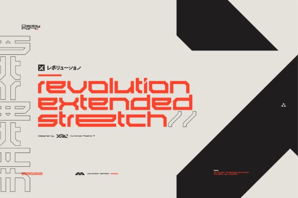 Revolution Extended Stretch: A Display Font That Grabs Attention—Without Screaming