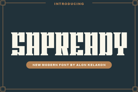 Sapready: A Display Font That Brings Warmth and Clarity to Brand Identity