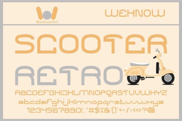 Scooter Retro: A Display Font That Actually Works in Real Branding