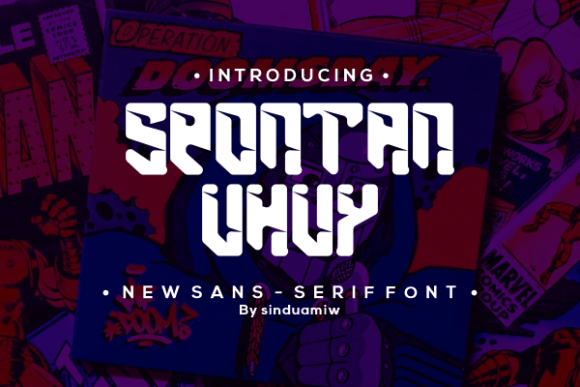 Spontan Uhuy: A Display Font That Makes Your Brand Feel Instantly Alive