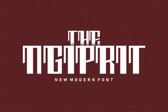The Ngiprit: A Bold, Unapologetic Display Font