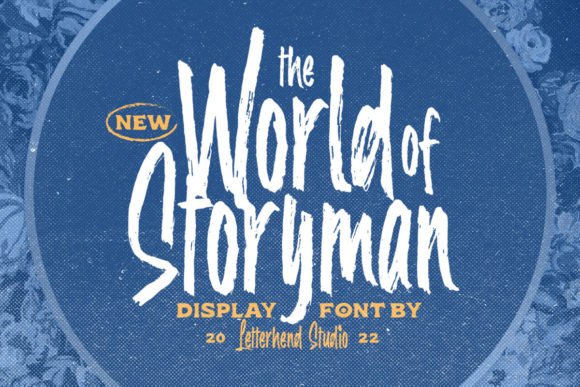 The World of Storyman: A Hand-Drawn Display Font That Elevates Real Business Branding