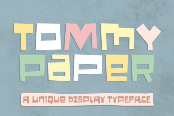 Tommy Paper: A Playful Display Font for Kid-Friendly Digital Brands