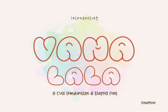Vanalala Display Font for Handmade & Printable Creations