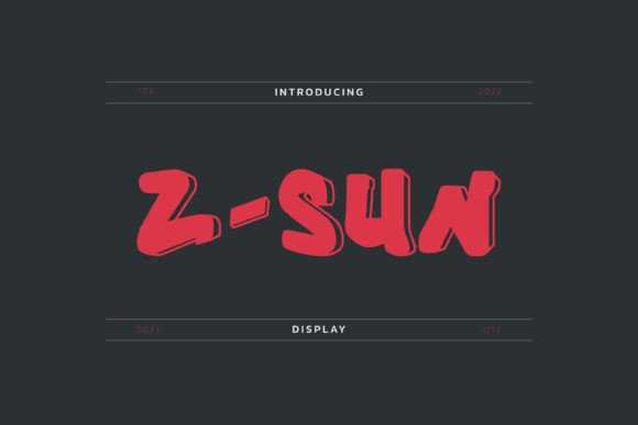 Z Sun: A Bold Display Font for Scroll-Stopping Marketing